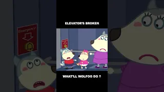 Elevator's broken #shorts #wolfoo Wolfoo Shorts