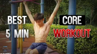 5 MINUTES KILLER AB WORKOUT! [4K] | THE CORE CALISTHENICS