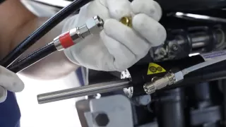 Hydrodrive: installation of hydraulic steering system