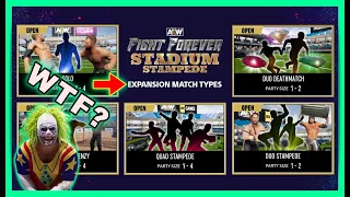AEW Fight Forever FINALLY adds new match types, BUT there is a catch!
