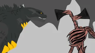 Godzilla vs Siren Head | [Dc2/TrevorHenderson] Animation