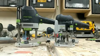 Festool ROUTERS the 1010 and 1400 feature show down