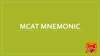 MCAT Mnemonic-"The Ionizable 7" Amino Acids