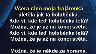 Holuběnka - Mistříňanka Karaoke tip