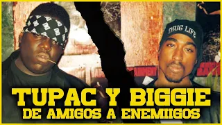 Tupac y Biggie de ser amigos a enemigos