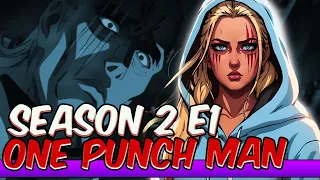 My FIRST Time Watching ONE PUNCH MAN EPISODE 1 SEASON 2 REACTION | Return Of The Hero