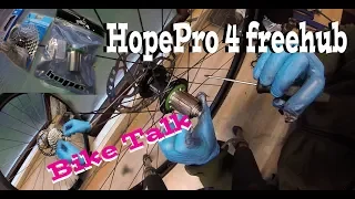 How to replace a Hope bicycle freehub body  and cassette