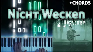 Nicht wecken - Alligatoah | Piano Tutorial + Chords