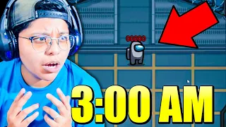 USAMOS EL COLOR GRIS SECRETO Y EL NOMBRE MALDITO DE AMONG US a las 3 AM 😱😰 | Pathofail