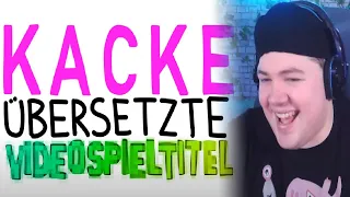 Kacke übersetzte Videospieltitel | Coldmirror | REAKTION