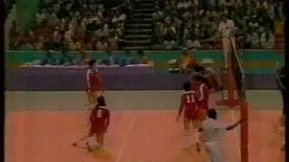 BRASIL VS CHINA LOS ANGELES 1984 VOLLEYBALL