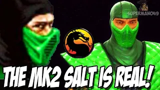 MK2 IS SO HARD IT ALMOST MADE ME CRY... - Mortal Kombat 2: "Reptile" Gameplay