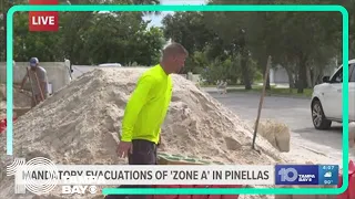 Mandatory evacuations ordered for Zone A, mobile homes in Pinellas County