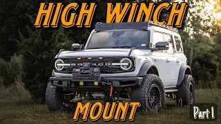 INSTALLING A FORD BRONCO HIGH WINCH MOUNT. Add OpenRoad Winch To Your New Ford Bronco, Part #1