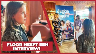 FLOOR INTERVIEWT DE CAST VAN JACKIE EN OOPJEN IN AMSTERDAM! 🎤  - #726