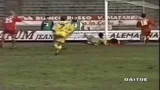 Serie A 1995-1996, day 14 Bari - Parma 1-1 (Protti, A.Melli)