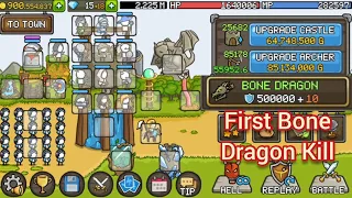 Grow Castle - Build to kill Bone dragon / build for dragons