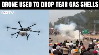 Famers Protest LIVE Updates | Tear Gas Shells Dropped From Drone At Punjab-Haryana Border