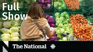 CBC News: The National | Inflation climbs, N.W.T. wildfire emergency, Trump’s criminal charges