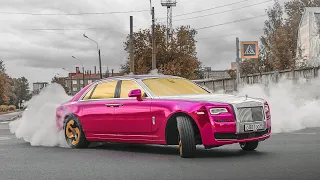 Rolls-Royce из GTA! Занизил Роллс-Ройс! Золотая тонировка! (Проект АМОRRАЛ - 3 серия)