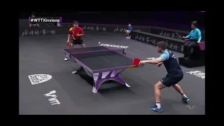 LIN Shidong vs KristianKARLSSON I #WTTXinxiang 2023 Unfathomable Recovery | Extreme Slowmotion