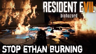 Resident Evil 7 - How to Stop Ethan Burning on Fire (Cake Puzzle)