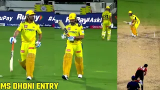 Ms Dhoni Entry in Chepauk stadium Today during CSK vs SRH Match |Ms Dhoni entry in ground| #msdhoni