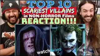 TOP 10 SCARIEST Villains in Non-Horror Films - REACTION!!!