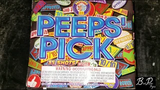 Tuesday Toss up ✨ Peeps pick by Brothers 35 shot cake firework demo