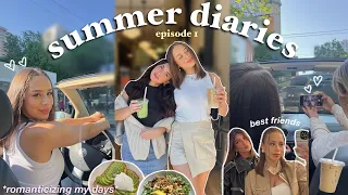 SUMMER DIARIES EP1 | city days with my best friends, trying new food/cafes, thrifting, & markets!