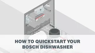 How to quickstart your Bosch Dishwasher