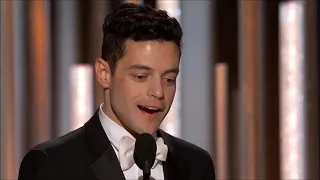 Rami Malek gana el Globo de Oro por su papel (subtitulado al español)