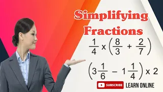 Simplifying Fractions with BODMAS RULE || FRACTIONS || MATHEMATICS