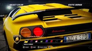 NFS - Hot Pursuit - Lamborghini Diablo SV Showcase[HD]