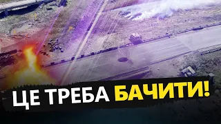 З'явилось ВІДЕО НАСЛІДКІВ прильоту по ЧОНГАРСЬКОМУ мосту / ЯСКРАВІ кадри