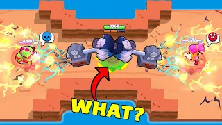 WHAT? DOUBLE SUPER!! | Brawl Stars Funny Moments & Glitches & Fails #588