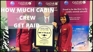 QATAR AIRWAYS CABIN CREW SALARY|| FLIGHT ATTENDANT SALARY