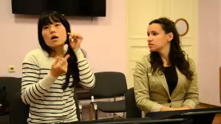 Глухая японка в гостях у Школы жестового языка "Образ" (часть 1-я)