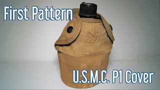 World War Two U.S.M.C. P1 Canteen Cover [First Pattern]