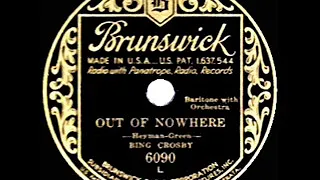 1931 HITS ARCHIVE: Out Of Nowhere - Bing Crosby