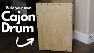 How to Build a Two-Sided Cajon Drum  (Fun Project!)