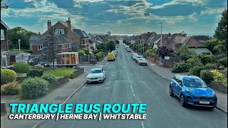 Scenic bus route covering Canterbury, Herne Bay and Whitstable - Stagecoach Triangle Route ▶️ 🚌