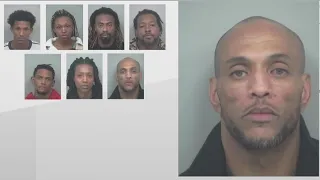 Former Falcons football player among 8 alleged gang members charged with trafficking women, racketee