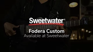Fodera Custom Basses Available at Sweetwater