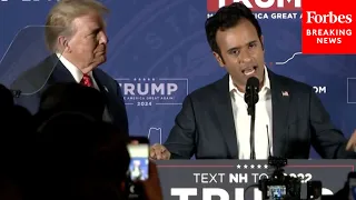 BREAKING NEWS: Vivek Ramaswamy Joins Trump Onstage At Pre-Primary New Hampshire Rally