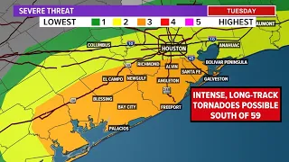 Live Radar: Tracking severe weather as storm system moves through Houston area