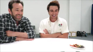 Riverdale Inteview: Cole Sprouse, KJ Apa and Luke Perry Tease "The Lost Weekend"