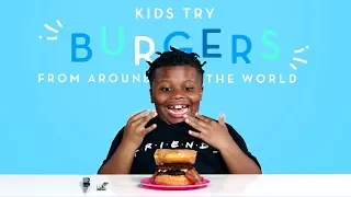 Kids Try Burgers from Around the World | Kids Try | HiHo Kids