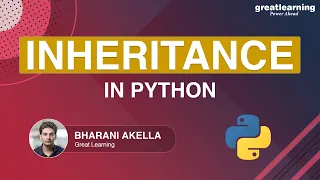 Inheritance in Python | Python Inheritance | Python for Beginners | Great Learning