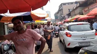 Walk Through Abdul Rehman Street Mumbai Near Mohammed Ali Rd | Walk Through Busy Streets Of Mumbai |